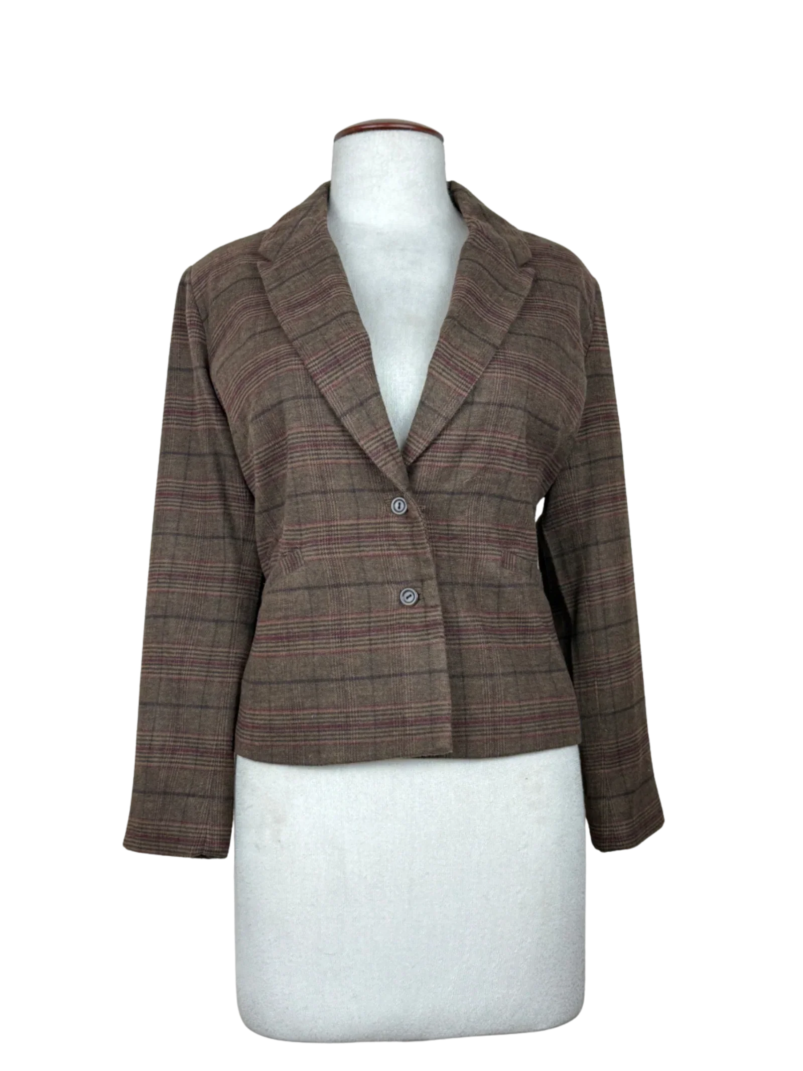 UK Imported secondhand Women Bolero Coatt - La Redoute brand, Brown Polyester, Premium condition, for Womens - Online Thrift Store Karachi Pakistan