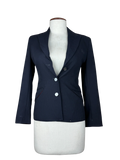 Preloved Premium Women Bolero Coatt by JULIEN MACDONALD, Blue Polyester + Wool for Womens - OTS Thrift Shop Lahore Pakistan