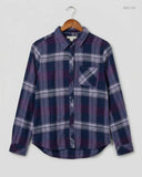 Button Down Shirt | Beach Lunch lounge | Preloved Branded | Blue VISCOSE | Premium | OTS Thrift Store Karachi Pakistan