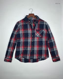 Premium Condition Button Down Shirt | Preloved Primark | Red & Blue Cotton | Thrift Shop for Women Islamabad Pakistan | OTS