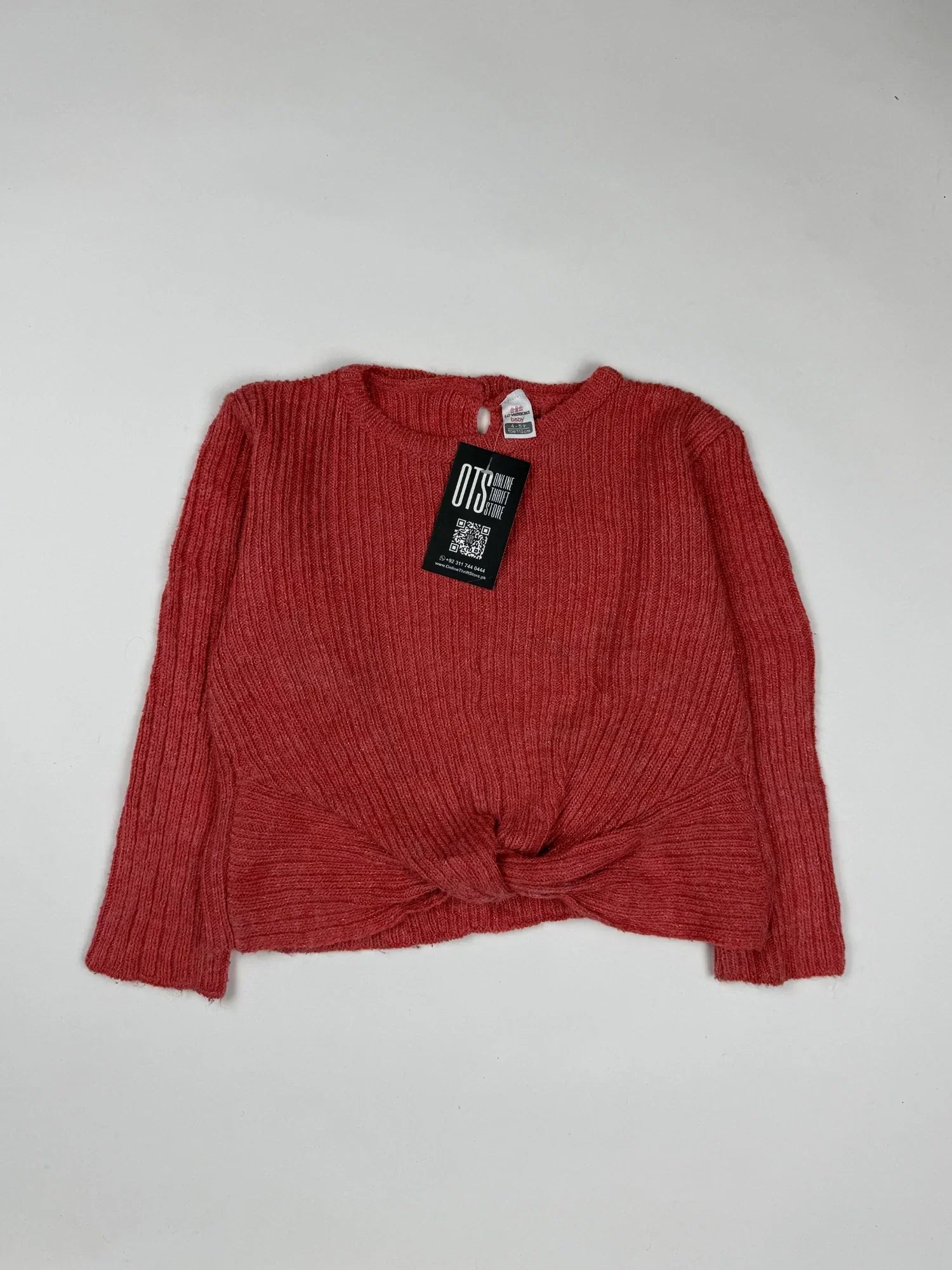 UK Imported secondhand Girls Sweaters - LC WAIKIKI brand, Pink Wool, Premium condition, for Girls - Online Thrift Store Karachi Pakistan
