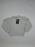 UK Imported secondhand Girls Sweaters - C&A brand, OffWhite Polyester, Excellent condition, for Girls - Online Thrift Store Peshawar Pakistan