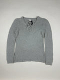 Shop Premium Girls Sweaters by Cut label | Preloved Branded Clothes | Gray Acrylic | Girls | OTS Thrift Store Karachi Pakistan
