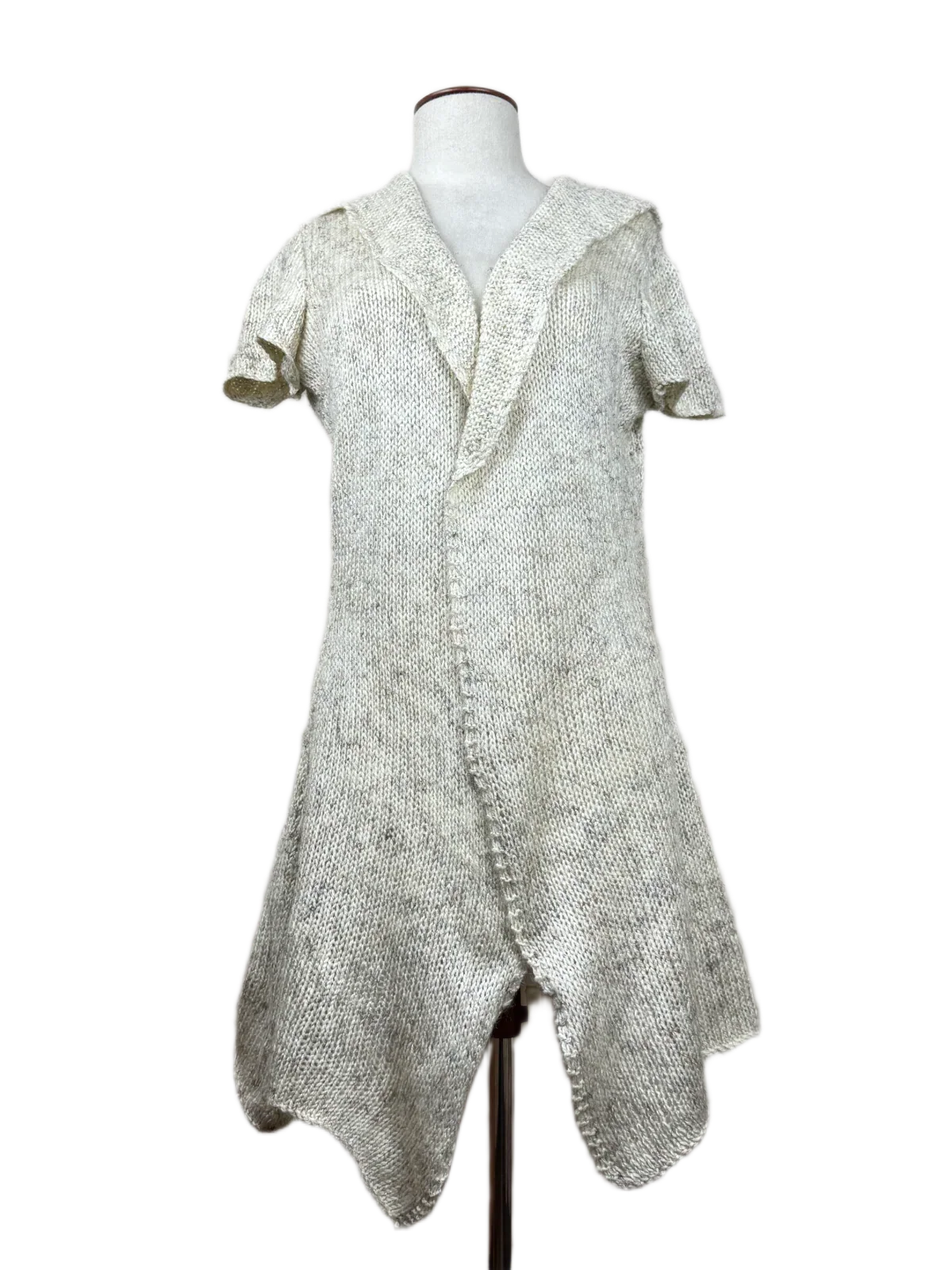 Winter Long Cardigans | Unknown | Preloved Branded | OffWhite Wool | Premium | OTS Thrift Store Karachi Pakistan