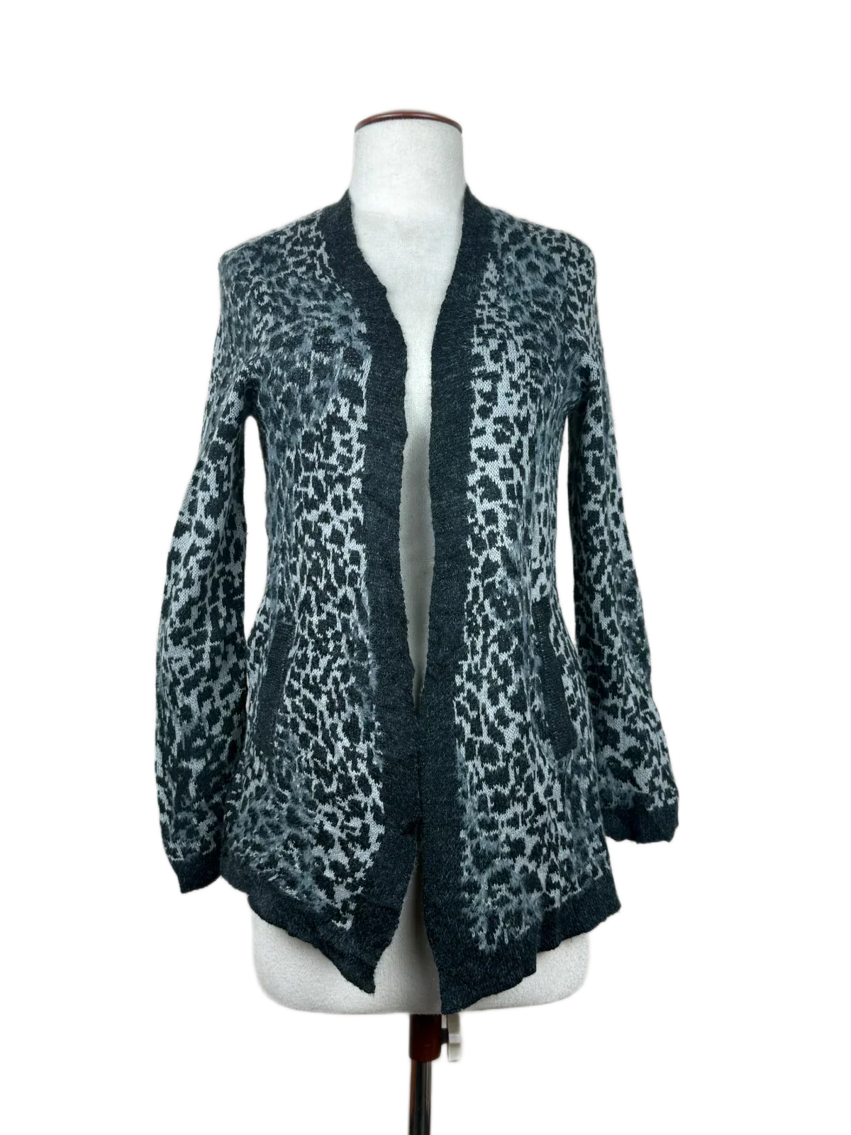 Shop Premium Winter Long Cardigans by Marie Claire | Preloved Branded Clothes | Multi Acrylic | Women | OTS Thrift Store Peshawar Pakistan