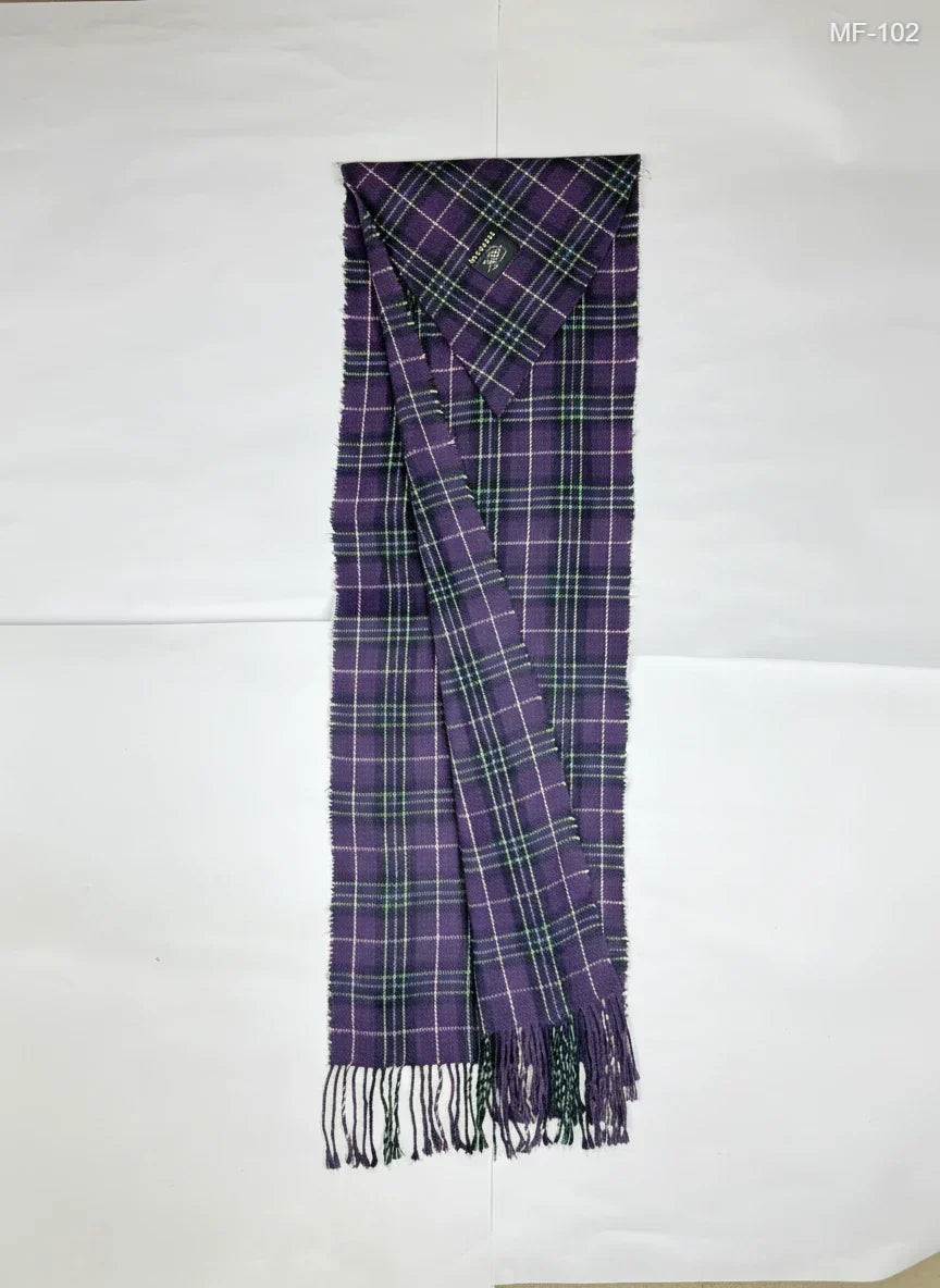 Shop Premium Plus by Preloved Branded Clothes | Purple Acrylic Muffler & Scarf | Unisex | OTS Thrift Store Lahore Pakistan