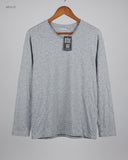 Preloved Premium Men's Full Sleeves T-Shirt by Primark, Grey Cotton for Men - OTS Thrift Shop Islamabad Pakistan