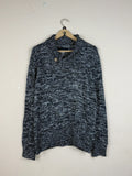 Secondhand Branded Men's Jumpers & Sweaters by L.O.G.G, Blue Acrylic fabric, Premium condition, for Men - Online Thrift Shop Karachi Pakistan