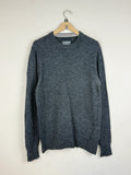 Shop Premium Men's Jumpers & Sweaters by Superdry | Preloved Branded Clothes | Grey Lamps Wool | Men | OTS Thrift Store Peshawar Pakistan