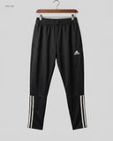 Preloved Premium Men Sports Trousers by ADIDAS, Black Polyester for MENS - OTS Thrift Shop Peshawar Pakistan