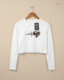 Secondhand Branded Summer Crop Tops by CUT LABEL, White Polyester fabric, Premium condition, for Womens - Online Thrift Shop Peshawar Pakistan