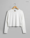 Summer Crop Tops | New Look | Preloved Branded | White Polyester | Premium Plus | OTS Thrift Store Islamabad Pakistan