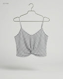 UK Imported secondhand Summer Crop Tops - Primark brand, Black & White Polyester, Premium condition, for Womens - Online Thrift Store Islamabad Pakistan