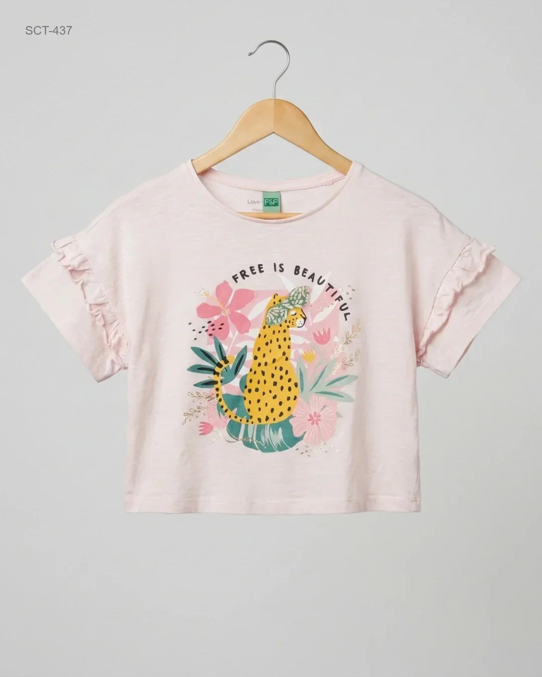 UK Imported secondhand Summer Crop Tops - F&F brand, Pink Cotton, Premium condition, for Womens - Online Thrift Store Islamabad Pakistan