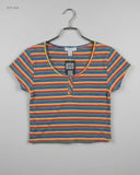 UK Imported secondhand Summer Crop Tops - Primark brand, Multi Polyester, Premium condition, for Womens - Online Thrift Store Islamabad Pakistan