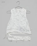 Shop Premium Summer Crop Tops by Shein | Preloved Branded Clothes | White Polyester | Womens | OTS Thrift Store Islamabad Pakistan