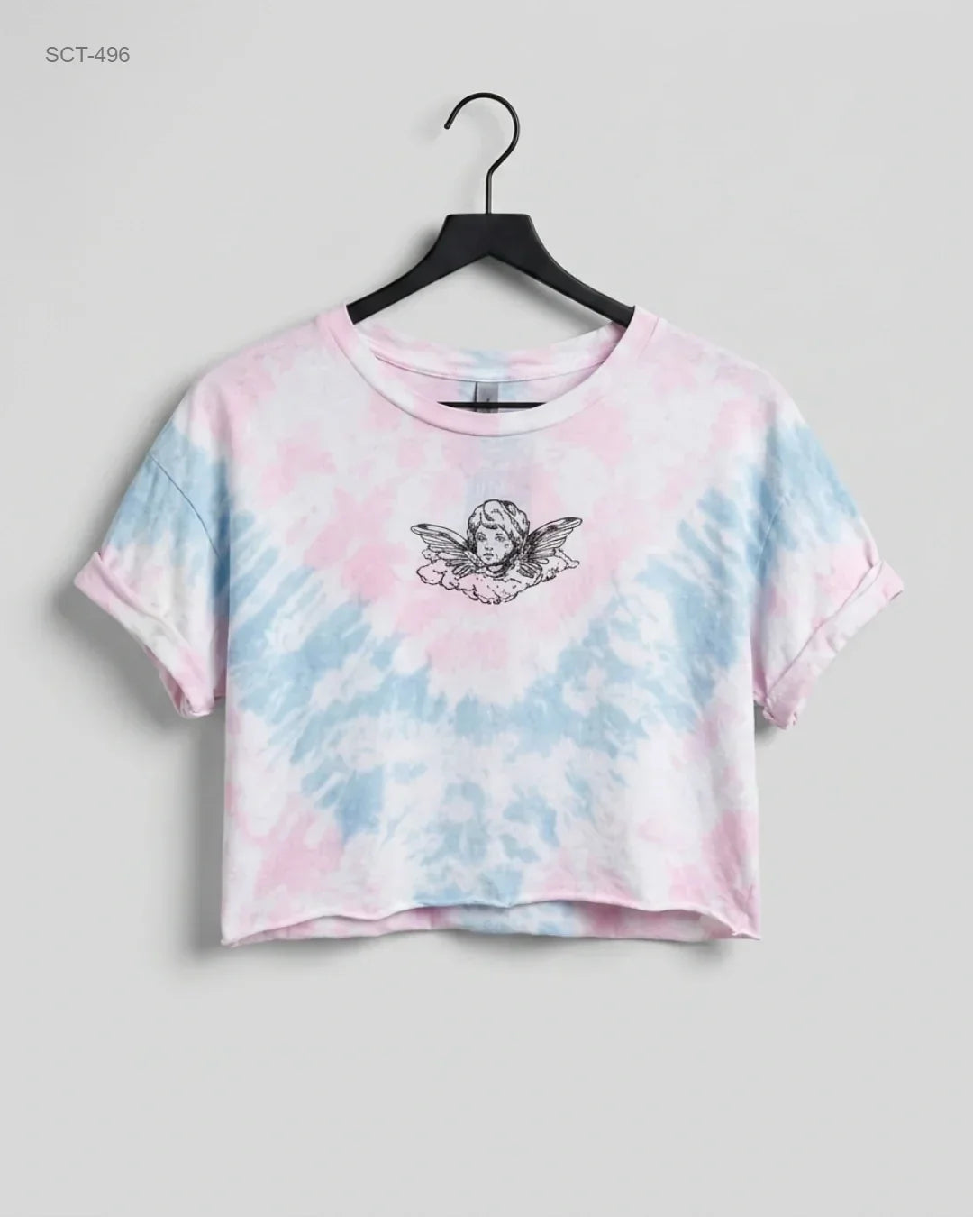 Preloved Premium Summer Crop Tops by PULL&BEAR, Pink Cotton for Womens - OTS Thrift Shop Peshawar Pakistan