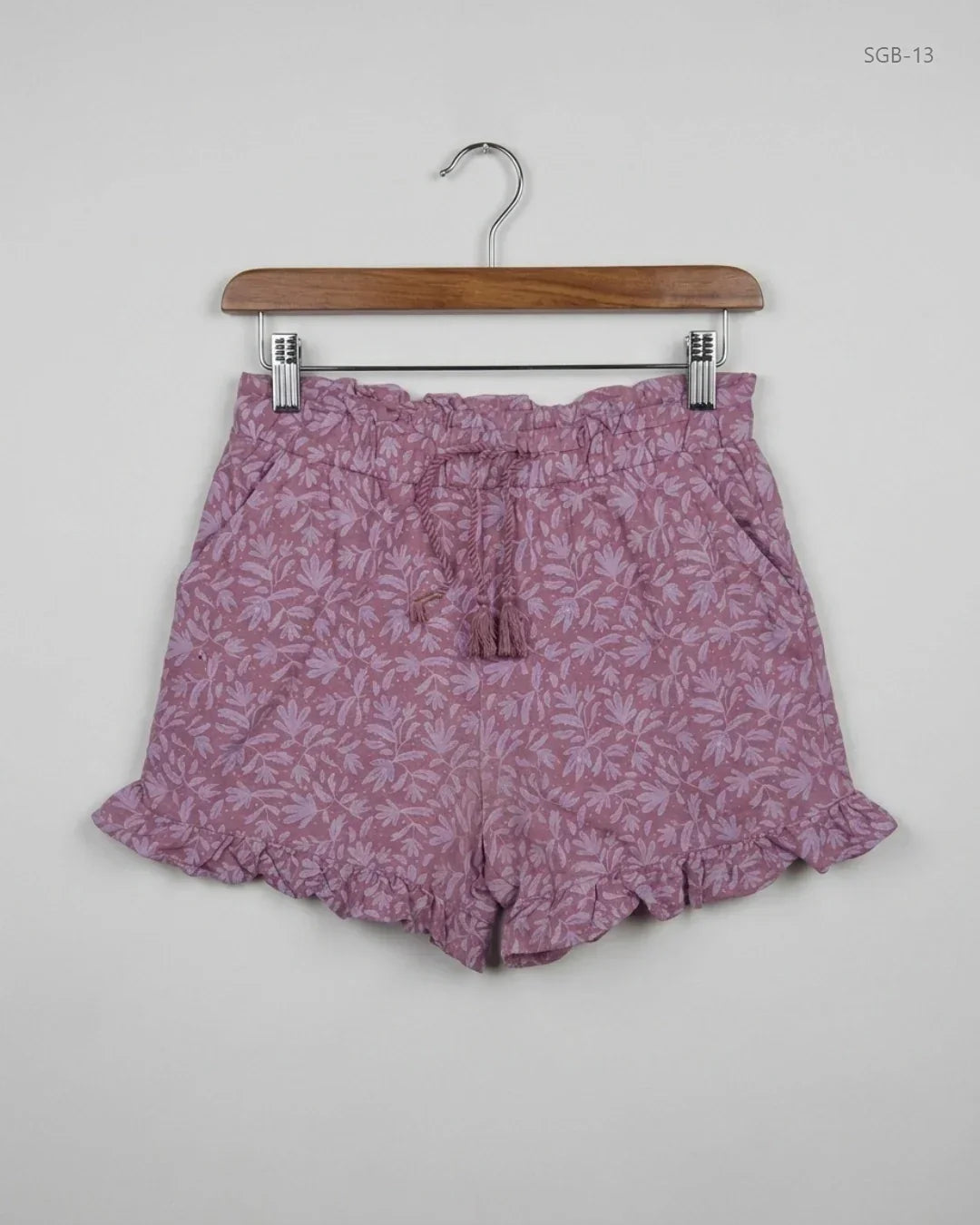Secondhand Branded Girls Summer Bottoms by TU, Purple Cotton fabric, Premium condition, for Girls - Online Thrift Shop Islamabad Pakistan