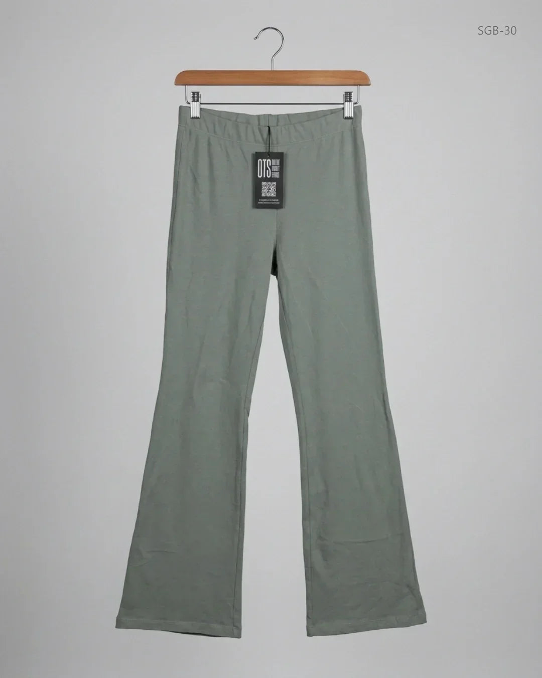 Secondhand Branded Girls Summer Bottoms by H&M, Olive Cotton fabric, Premium condition, for Girls - Online Thrift Shop Peshawar Pakistan