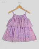 Preloved Premium Girls Summer Tops by DOPO DOPO, Purple Polyester for Girls - OTS Thrift Shop Lahore Pakistan