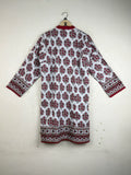 Order KHAADI Summer Kurti in Red KHADDAR for Women - Premium Plus at Online Thrift Store Pakistan (SK-100)