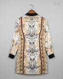 Shop Premium Condition Multi Silk Summer Kurti by Next for Womens at OTS - Online Thrift Store Pakistan (SK-161)