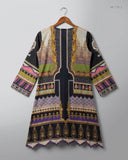 Buy Black Lawn Summer Kurti by ALLYS - Excellent condition for Womens | Preloved OTS Pakistan (SK-170)