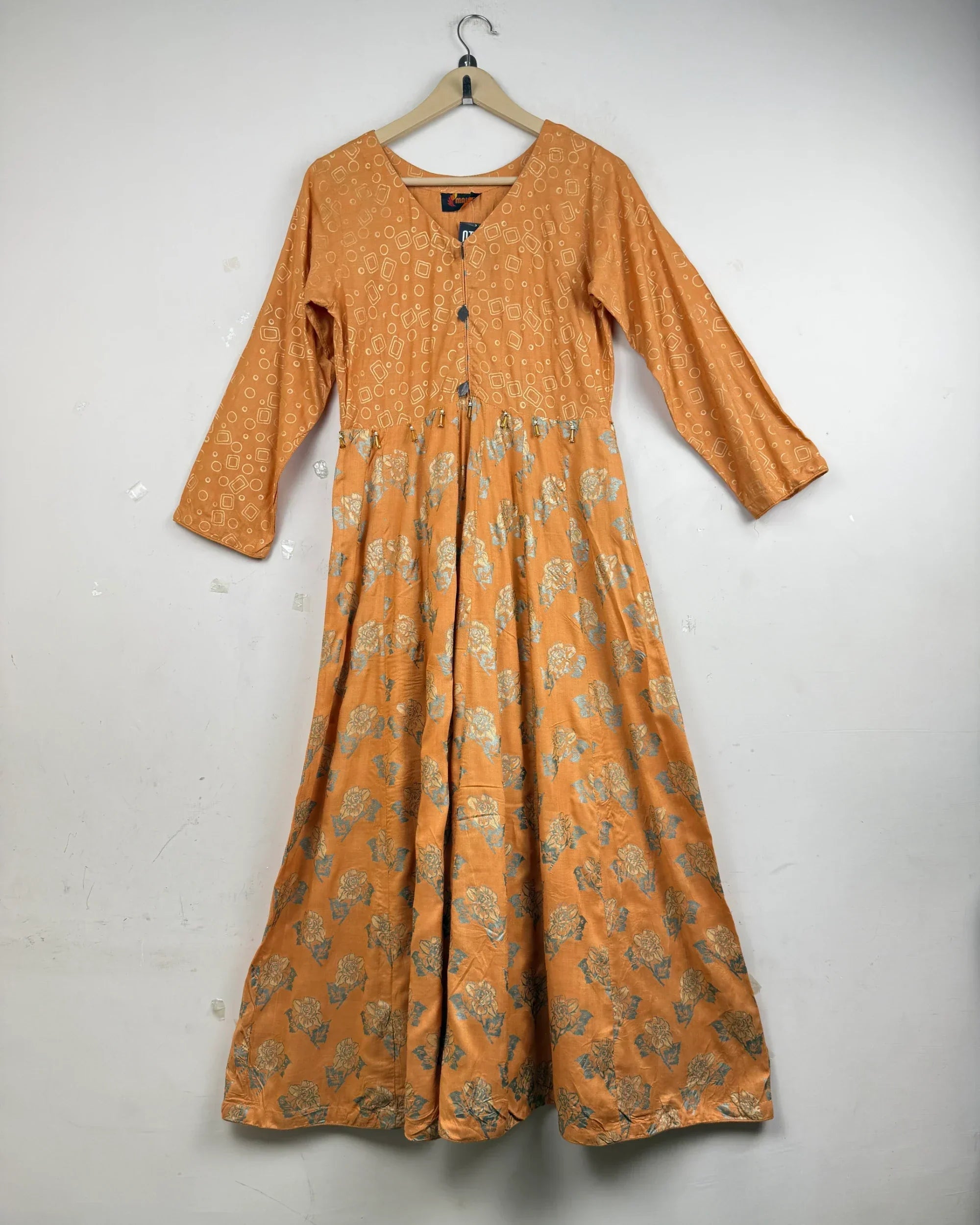 Excellent Condition Summer Kurti | Preloved MAHIR | Orange ARABIAN LAWN | Thrift Shop for Lahore Pakistan | OTS