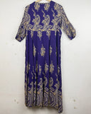 Buy Excellent Summer Kurti in Purple Arabian Lawn by Cut Label for | OTS Thrift Store Pakistan