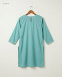 Buy Premium Summer Kurti in Green cotton by CUT LABEL for Womens | OTS Thrift Store Pakistan