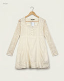 Summer Kurti | Atmosphere | Preloved Branded | OffWhite Dooria cotton | Premium | OTS Thrift Store Lahore Pakistan