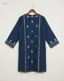 Summer Kurti | SAPPHIRE | Preloved Branded | Gray Khadhar | Premium | OTS Thrift Store Karachi Pakistan