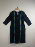 Preloved Premium Summer Kurti by Anouk, Black Lawn for Women - OTS Thrift Shop Lahore Pakistan