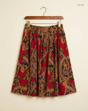 Secondhand Branded Women's skirts by STIMICHAEL, Maroon Viscose fabric, Premium condition, for Womens - Online Thrift Shop Peshawar Pakistan