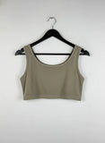 UK Imported secondhand Winter Crop Tops - Unknown brand, Brown Polyester, Premium condition, for Women - Online Thrift Store Lahore Pakistan