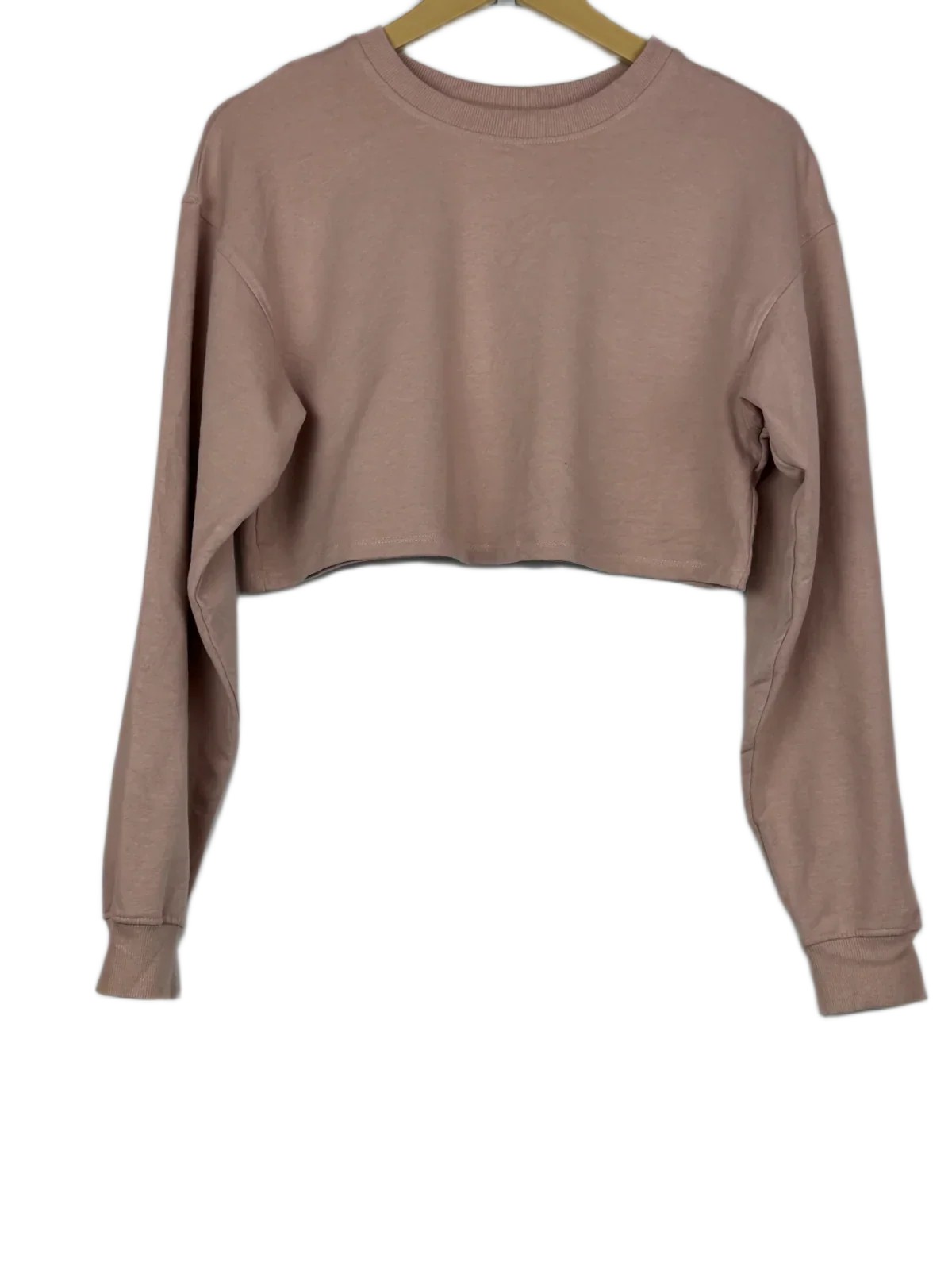 Premium Condition Winter Crop Tops | Preloved Bershka | Teapink Cotton | Thrift Shop for Women Lahore Pakistan | OTS