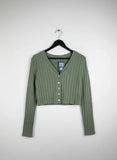 Excellent Condition Winter Crop Tops | Preloved Shein | Olive Polyester | Thrift Shop for Women Islamabad Pakistan | OTS