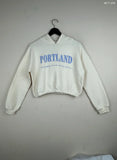 UK Imported secondhand Winter Crop Tops - New Look brand, OffWhite Cotton, Excellent condition, for Women - Online Thrift Store Lahore Pakistan