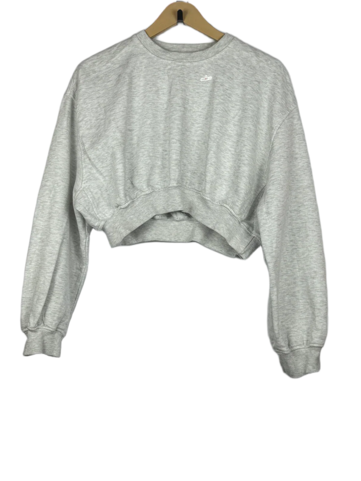 Preloved Premium Plus Winter Crop Tops by Zara, OffWhite Cotton for Women - OTS Thrift Shop Lahore Pakistan