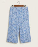 Premium Condition Women Flapper Trouser | Preloved Mango | Blue Viscose | Thrift Shop for Lahore Pakistan | OTS