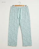 Women Flapper Trouser | LOVE TO LOUNGE | Preloved Branded | Turquoise Cotton | Premium | OTS Thrift Store Peshawar Pakistan