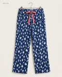 UK Imported secondhand Women Flapper Trouser - LOVE TO LOUNGE brand, Blue Viscose, Premium condition, for - Online Thrift Store Islamabad Pakistan
