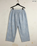 Shop Premium Women Flapper Trouser by DUNNES STORES | Preloved Branded Clothes | SkyBlue Cotton | Womens | OTS Thrift Store Peshawar Pakistan
