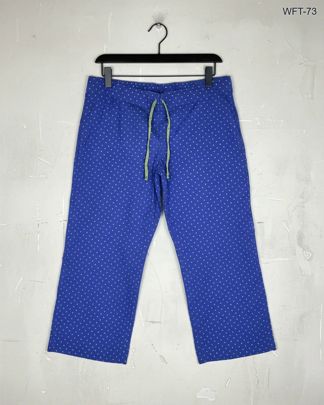 Preloved Premium Women Flapper Trouser by George, Blue Cotton for Womens - OTS Thrift Shop Peshawar Pakistan
