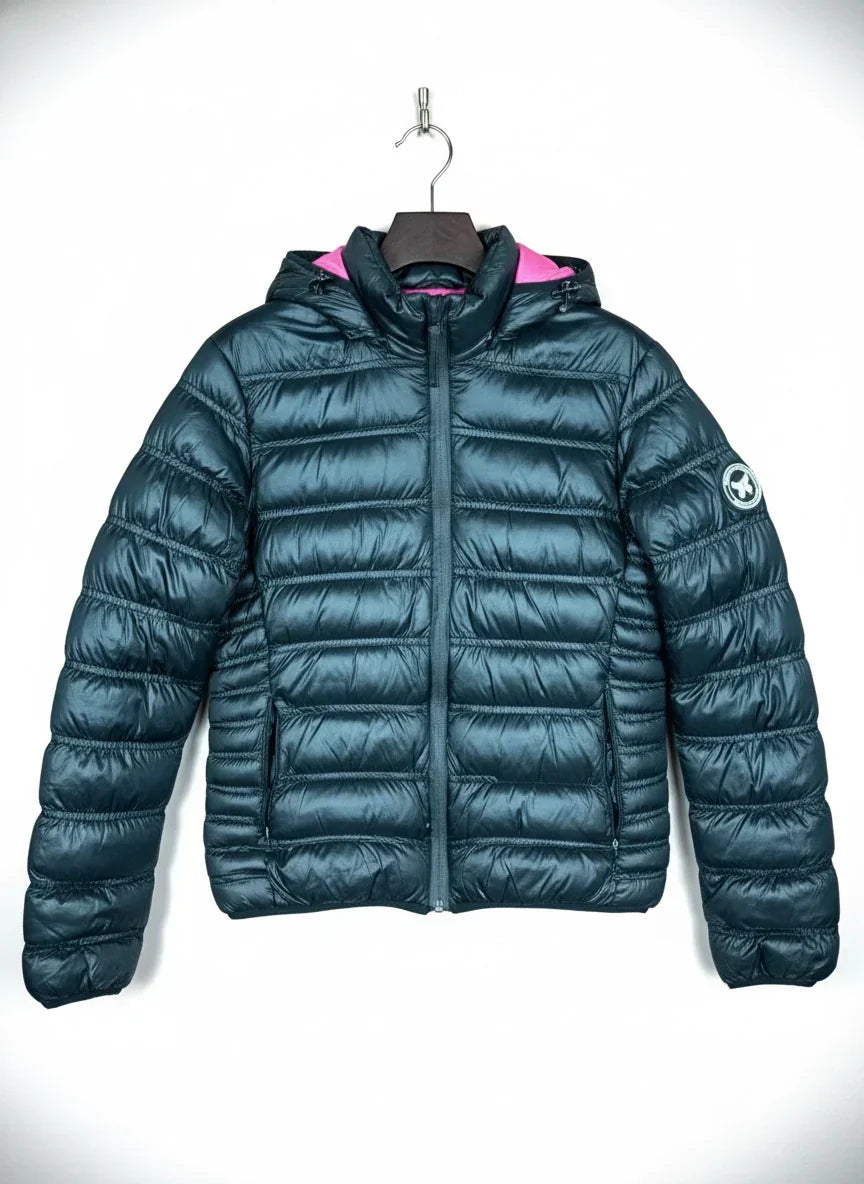 Bomber & Puffer Jackets | good for nothing | Preloved Branded | Black Polyester | Good | OTS Thrift Store Peshawar Pakistan