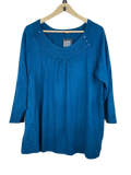 Preloved Premium Winter Knitted Tops by M&Co, Blue Acrylic for Women - OTS Thrift Shop Karachi Pakistan