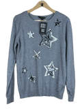 Premium Plus Condition Winter Knitted Tops | Preloved Peacocks | Grey Viscose | Thrift Shop for Women Islamabad Pakistan | OTS