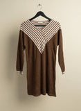 Preloved Premium Winter Knitted Tops by Unknown, Brown VISCOSE for Women - OTS Thrift Shop Islamabad Pakistan