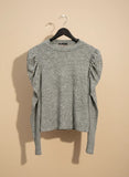 UK Imported secondhand Winter Knitted Tops - Zara brand, Grey viscose, Premium condition, for Women - Online Thrift Store Peshawar Pakistan