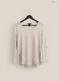 Preloved Premium Winter Knitted Tops by Atmosphere, Beige cotton for Women - OTS Thrift Shop Islamabad Pakistan